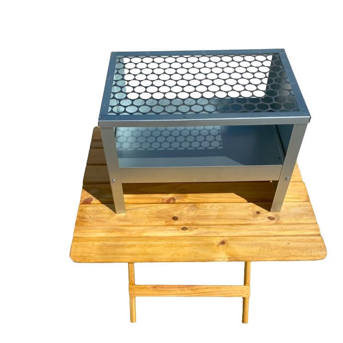 Churrasqueira Compacta Desmontável com Grelha Inox – Ideal p/ Piquenique