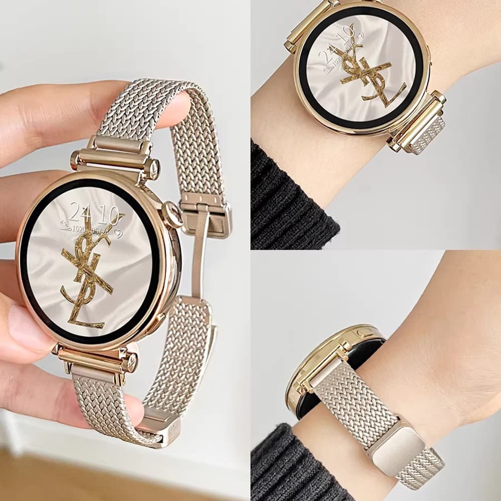 Adequado para relógio gt5/5pro pulseira magnética gt4/4pro/gt3/corrente de relógio inteligente 26428SBL