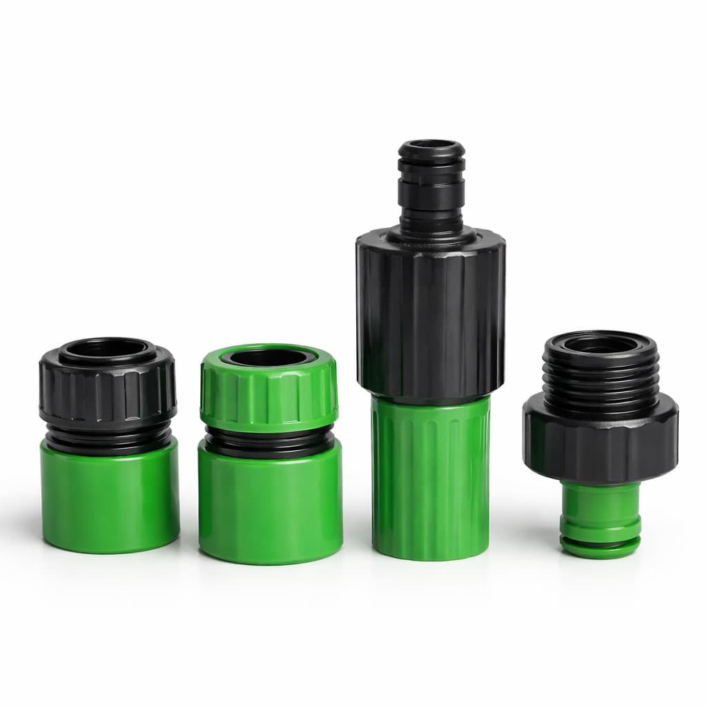 Kit Bico Mangueira 3/4 com 4 Peças Conectores Resistentes Jardim
