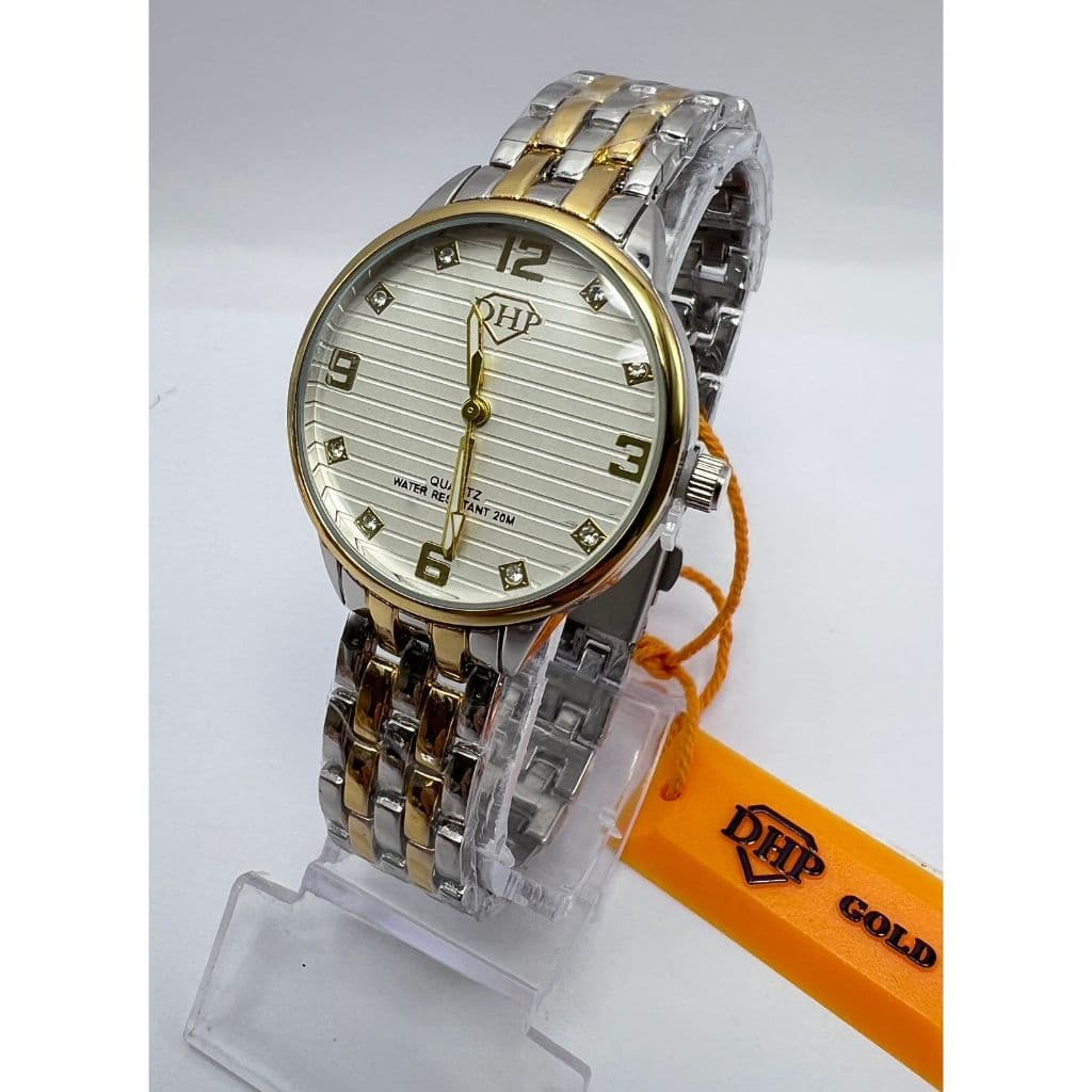 [8570] Relógio DHP Fashion Feminino Resistente  agua com caixinha