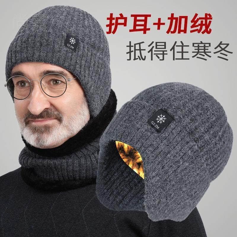 2026 Novo Estilo Chapéu Masculino Inverno 2024 Novo Estilo Proteção de Ouvido Engrossado Baotou Chapéu Frio Outono Inver