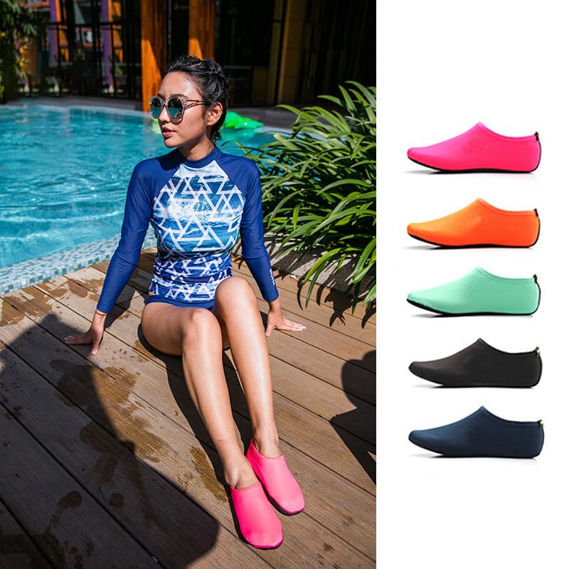 Meias de mergulho anti-Coral antiderrapante adulto masculino feminino meias de praia de secagem rápida meias de mergulho