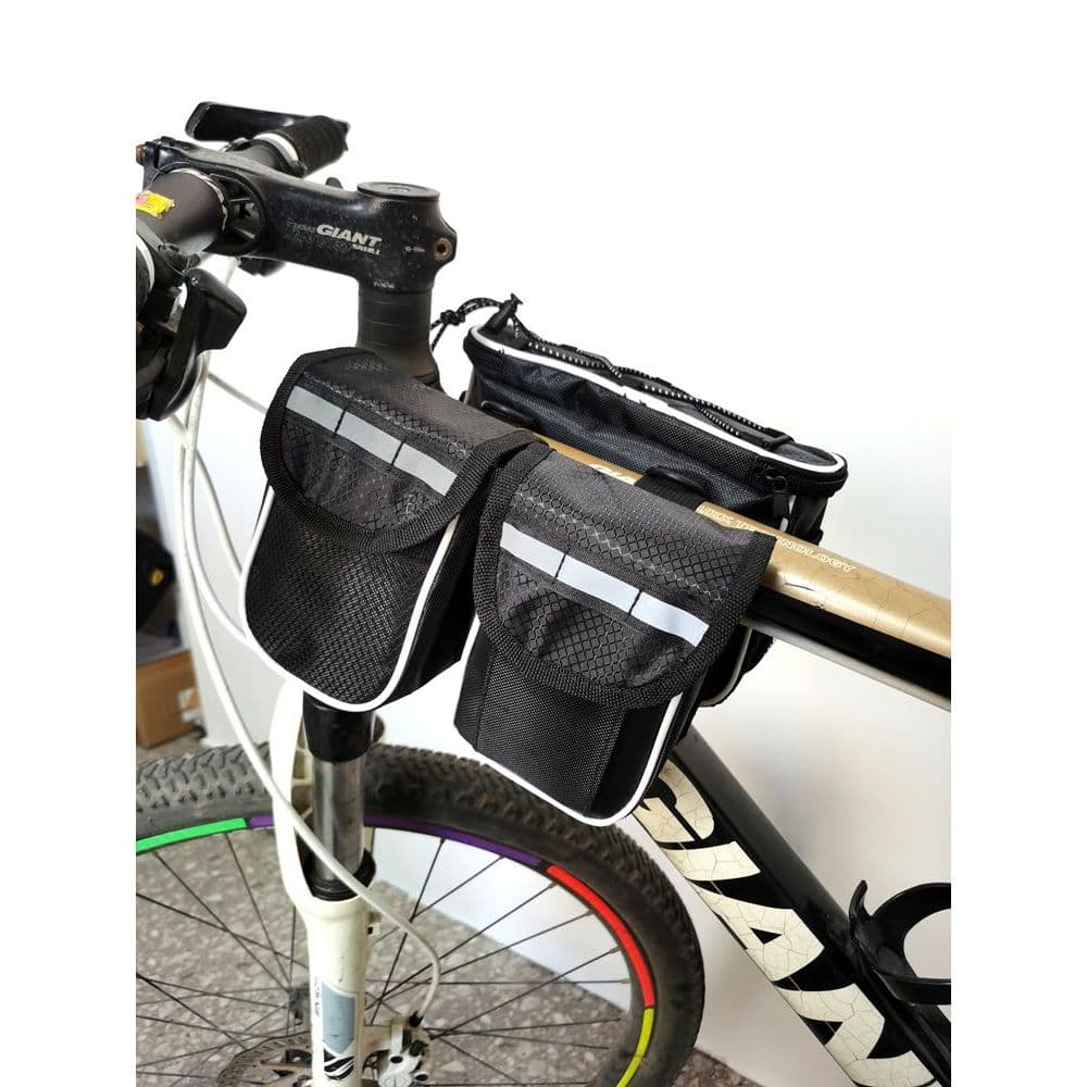 Saco de bicicleta à prova dwaterproof água feixe dianteiro saco Mountain bike tubo superior saco ciclismo estrada feixe