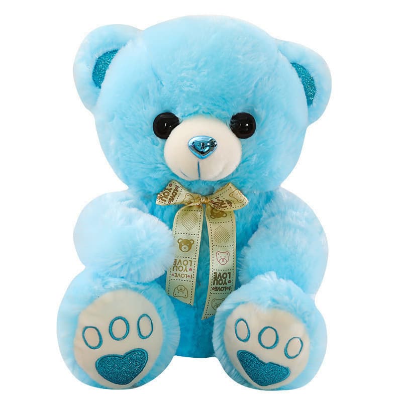 Adorável bonito urso de pelúcia boneca brinquedo de pelúcia menina coração abraço urso boneca Ragdoll sentado urso prese