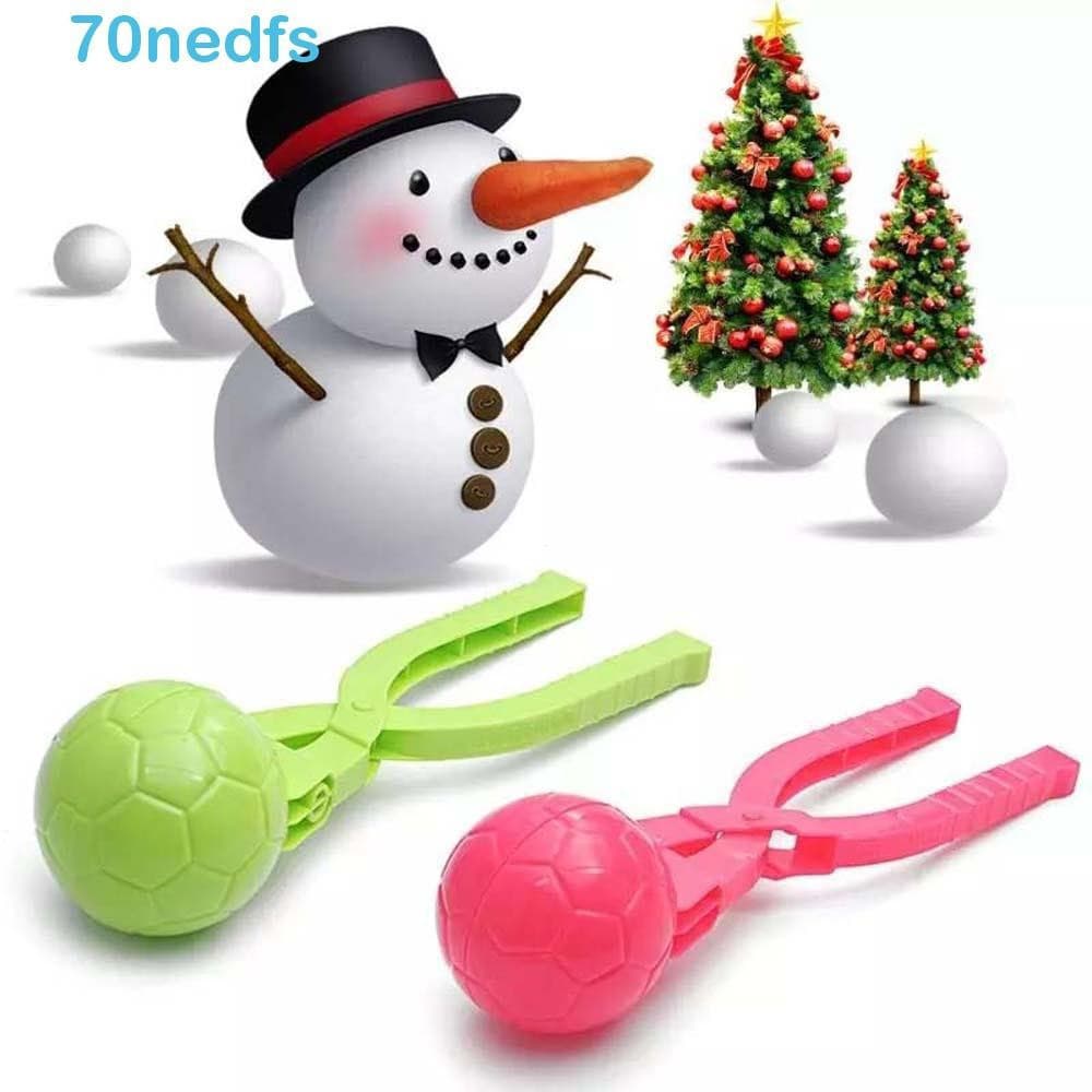NEDFS Snowball Clipe Futebol Bola De Neve Brinquedo Portátil Esportes Cor Aleatória Molde Fabricante