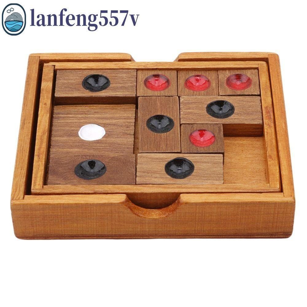 LANFENG Slide Escape Quebra-Cabeça , Klotski Huarong Estrada Chinês Deslizante , Cubo De Jogo Clássico