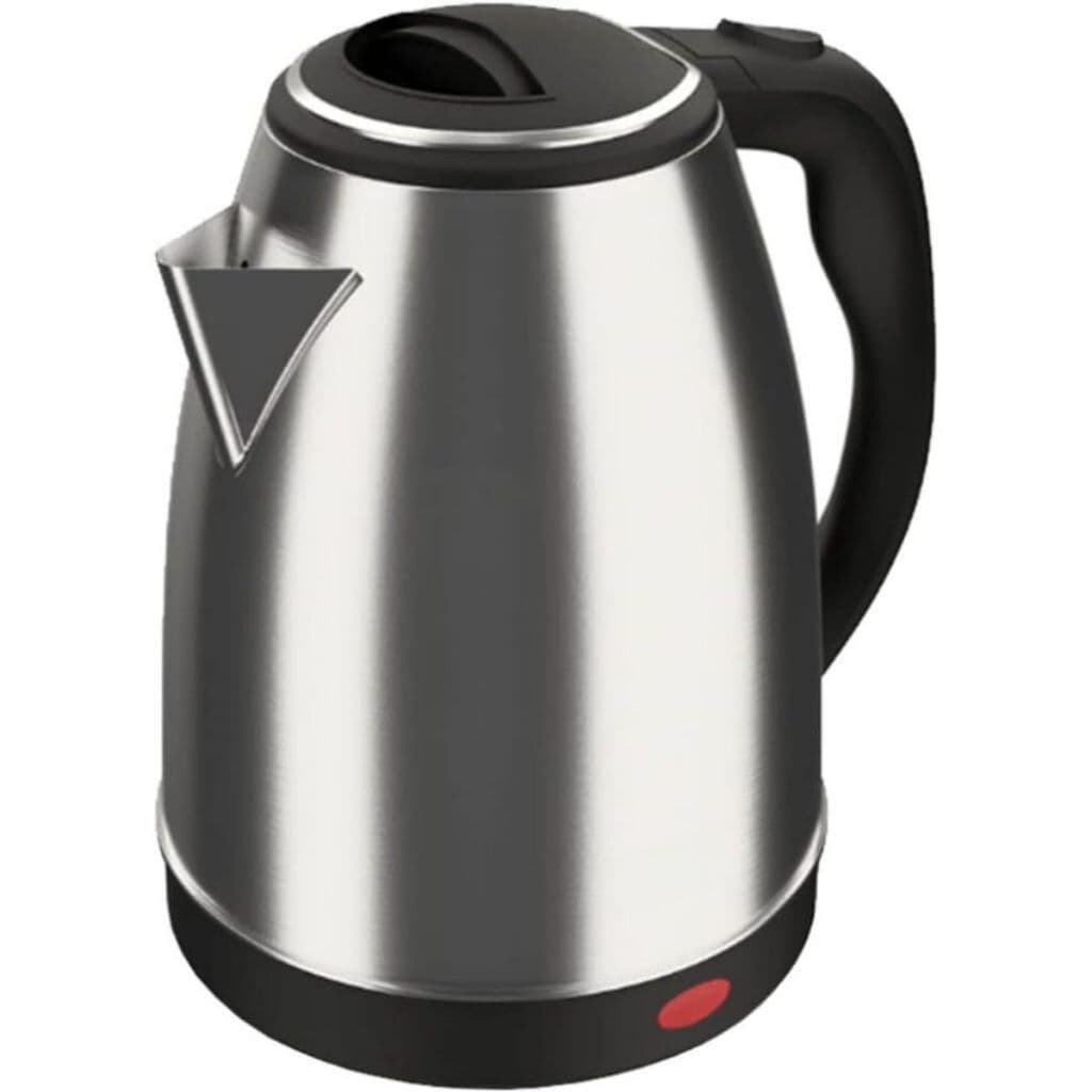 Chaleira Jarra Elétrica 110V 2 Litros 1000W Inox Prateada
