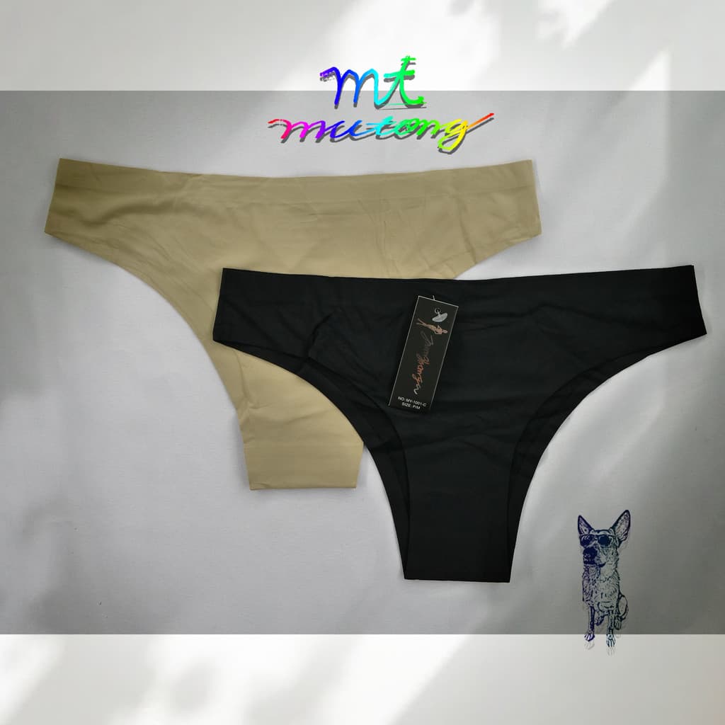 KIT 2/5/7/10 Calcinhas Tanga Cós 3 Cm Sem Costura  Moda Íntima/1003