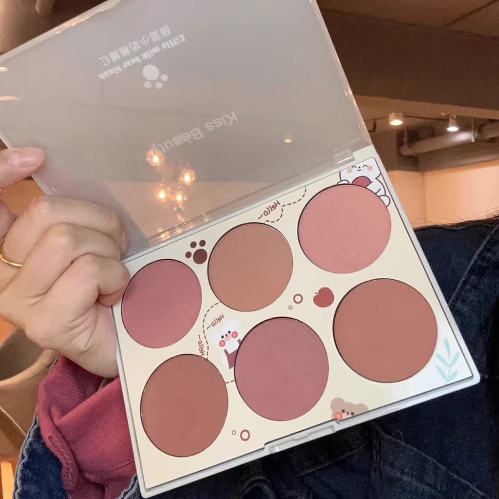28g oxigênio sentir Blush paleta psiquiatra expansão fosco alto brilho Nude maquiagem Natural reparação baixa saturação