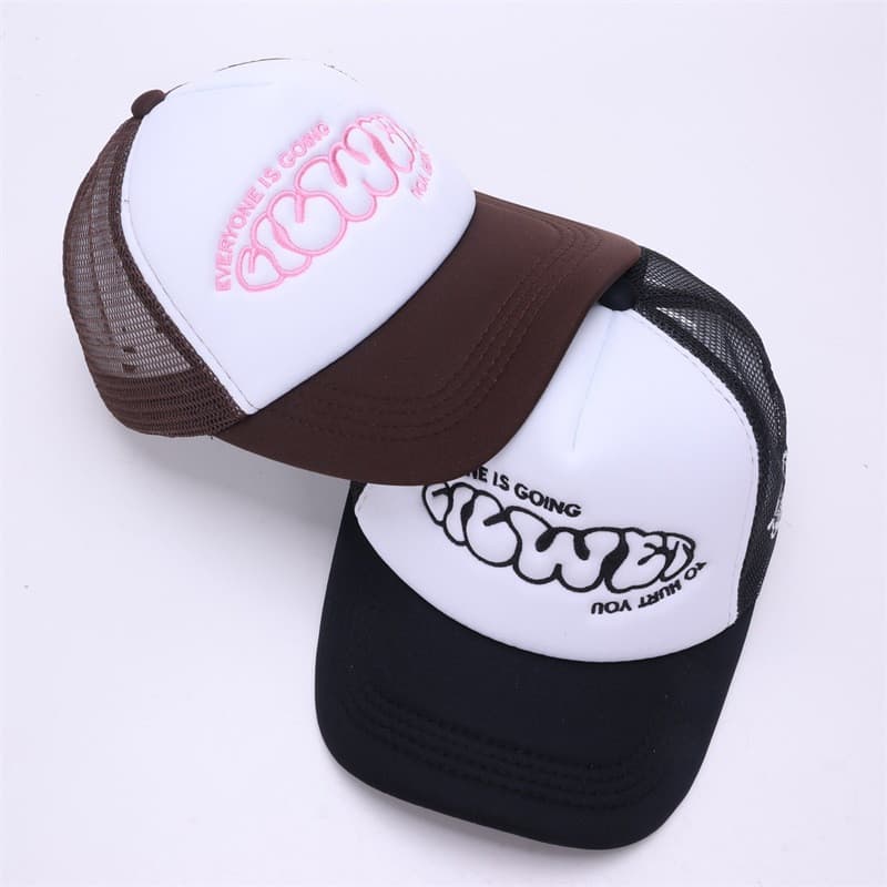 Boné De Rede Respirável Para Homens vintage snapback Verão Moda Caminhoneiro Mulher