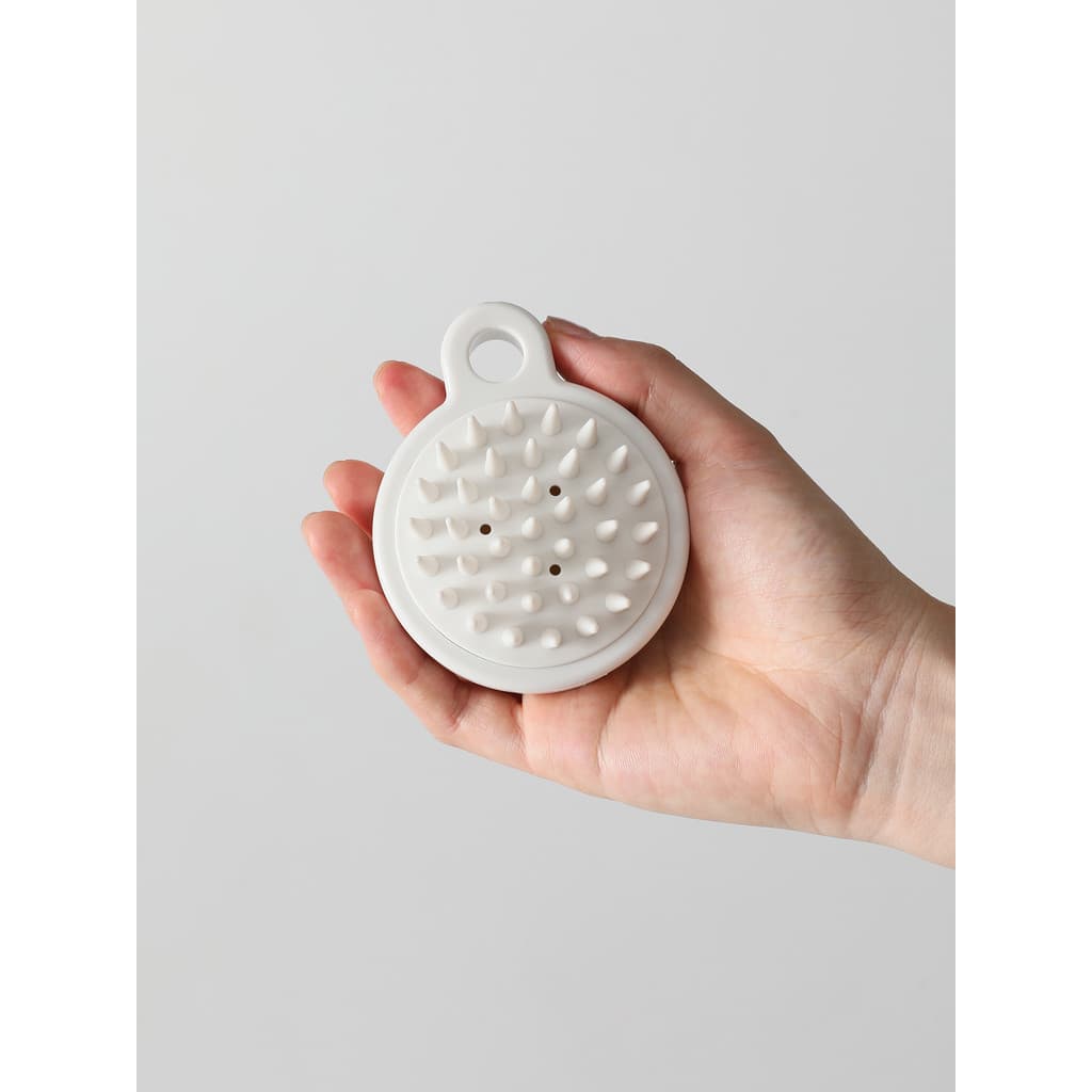 Escova de shampoo japonesa pente de massagem Silicone molhado seco dupla utilização limpo couro cabeludo Anti-coceira ca