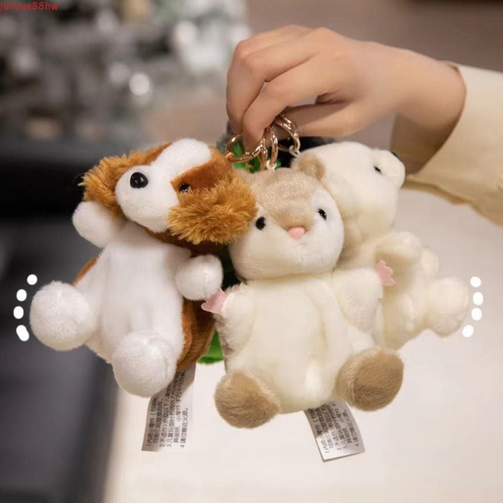 JUNYUE Mini Chaveiro De Boneca Panda , Bonito Série De Animais De Pelúcia Pingente De Tartaruga , Fawn