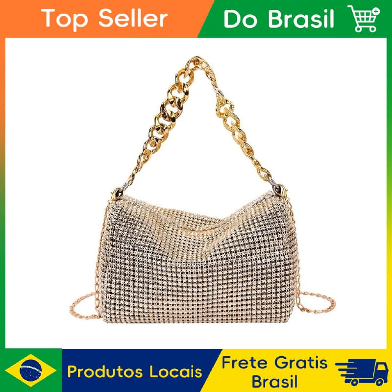 CHENXIAOHONG Bolsa Feminina Pequena Bolsa De Ombro Bolsa Transversal Tendências Da Moda Diamante Bolsas