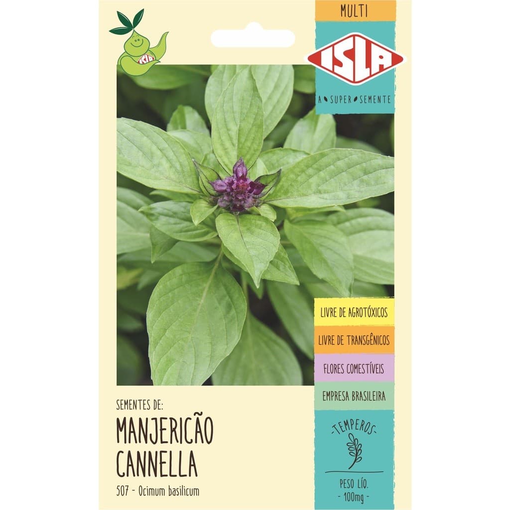 Sementes Manjericão Cannella