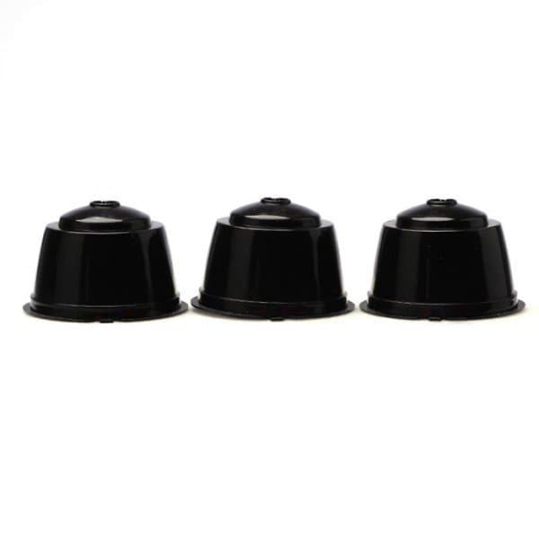 8/9/10 Pcs CáPsula Café ReutilizáVel TrêS CoraçõEs/Dolce Gusto Preto PromoçãO
