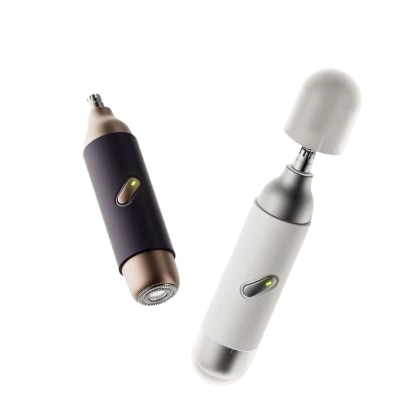 Novo Aparador Elétrico De Pelos Do Nariz Masculino Mini Portátil Tipo-C Recarregável Lâminas Duplas Lavável De E Barba P