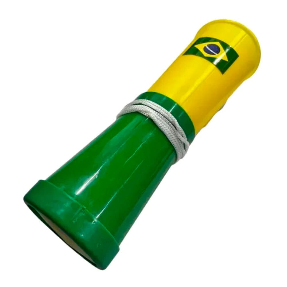 Corneta Brasil Copa do Mundo Verde e Amarela Torcedor