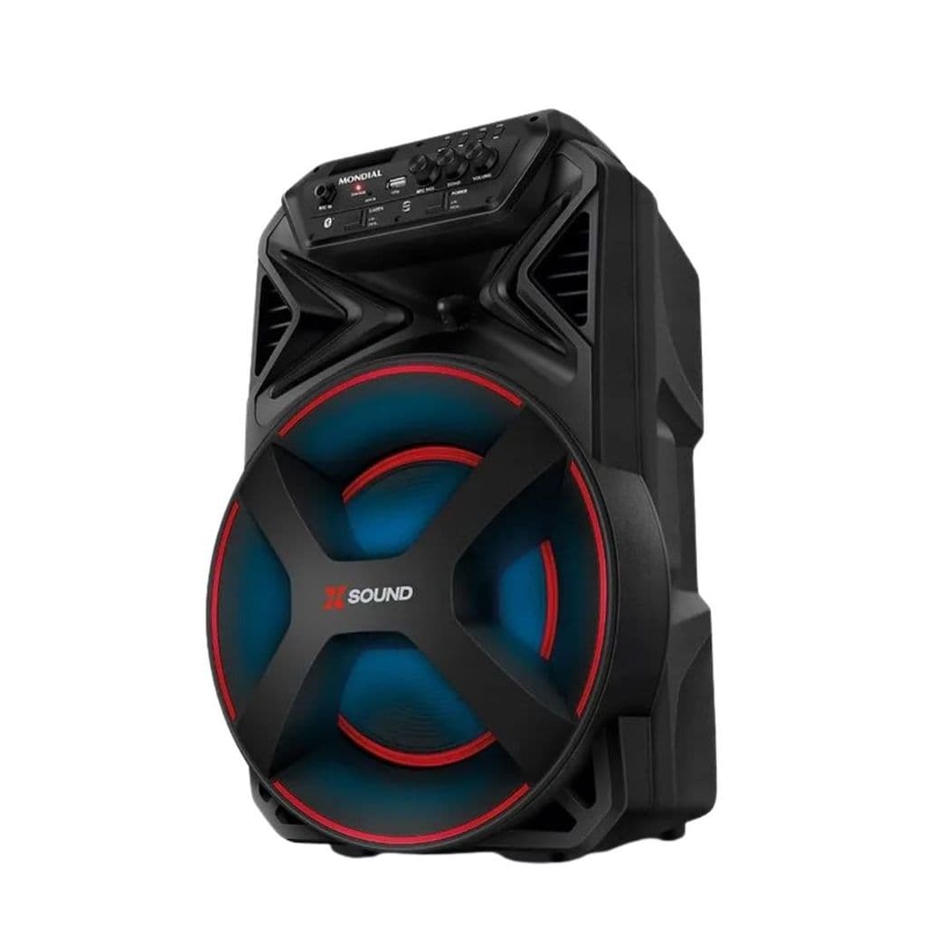 Caixa Amplificada Xsound Mondial Preto 300W RMS - CM-300-N Bivolt