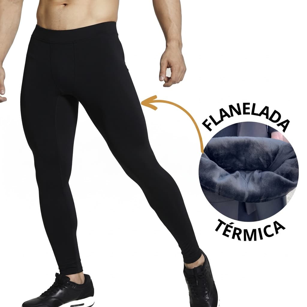 Meia Calça Termica Fio 80 Pelucia Masculina Toque Aveludado Quente Forrada Inverno