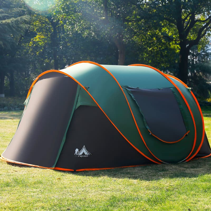 Tenda simples barraca ao ar livre Build-livre dobrável praia portátil ao ar livre dormir protetor solar totalmente autom