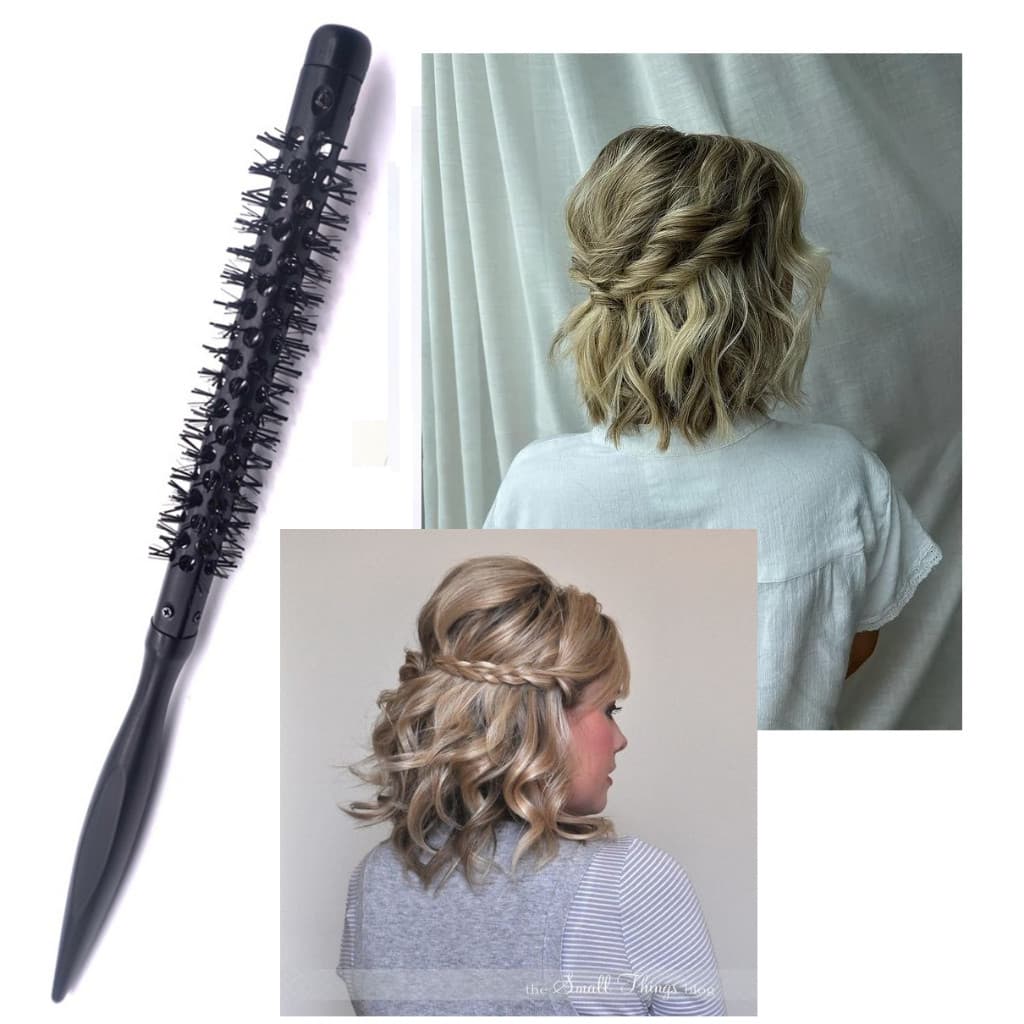 Escova Fina Para Penteado Escova Finalizadora Para Penteados Escova Para Finalizar Cabelo