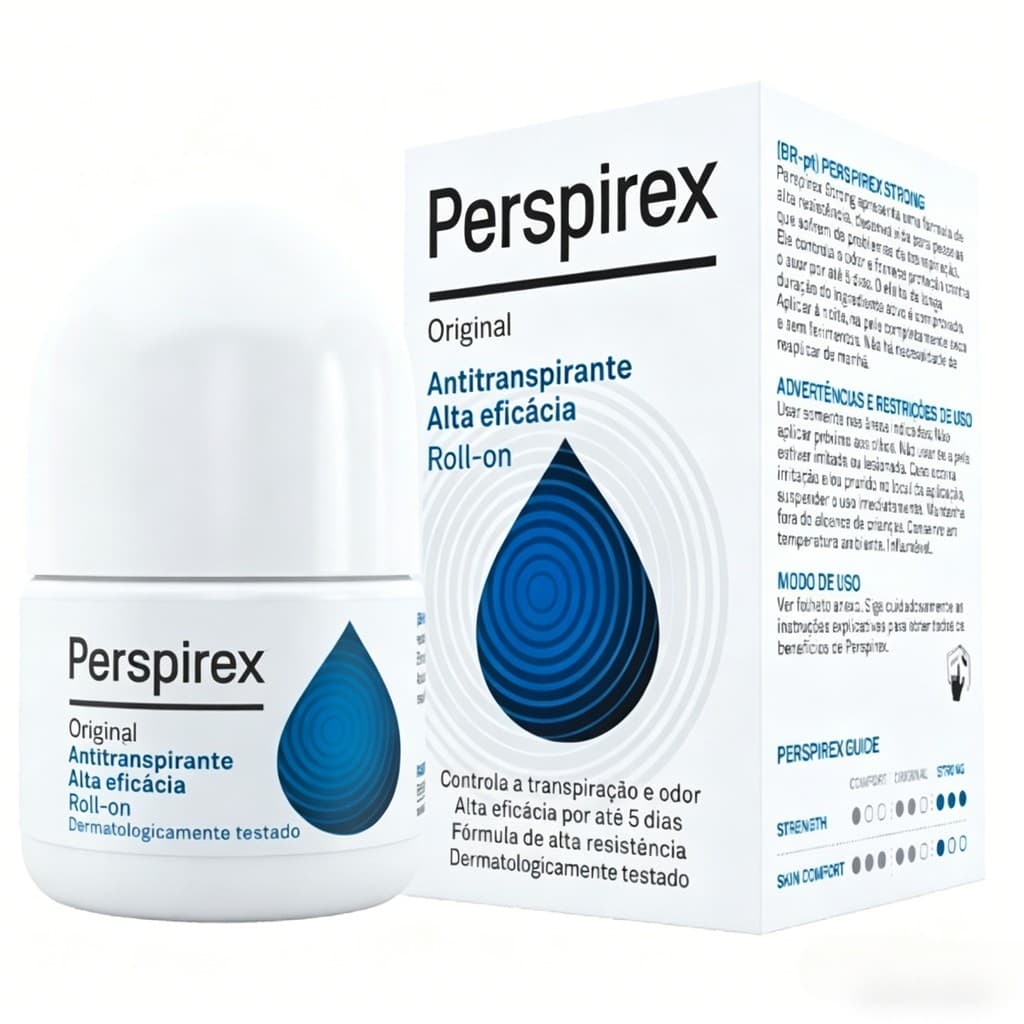 Desodorante Roll-on Antiperspirante Perspirex Original Caixa 20ml