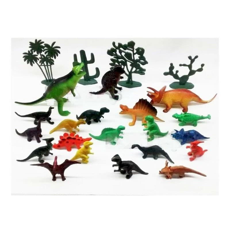 Kit 12 brinquedo Dino – Mini Dinossauros Jurassic Park
