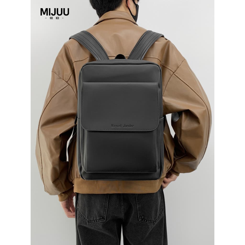 Procurando mochila antiga de alta qualidade bolsa escolar masculina 47cm 53cm mochila de viagem de negócios masculina de