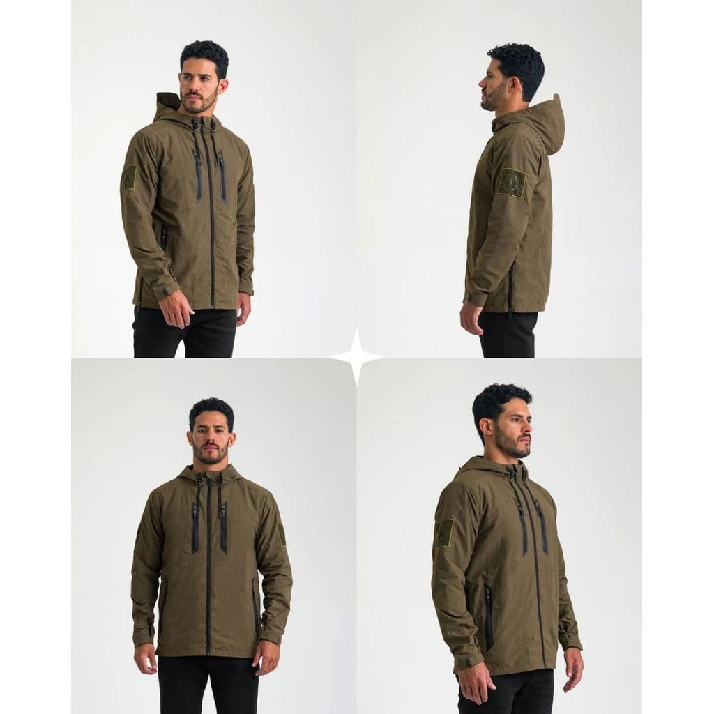 JAQUETA TÁTICA INVICTUS SQUARE MASC VERDE MILITAR