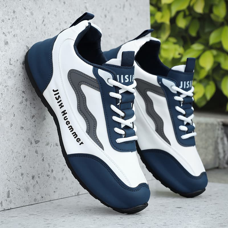 2026 tênis casuais sapatos masculinos sapatos de treinamento alemão azul branco cor combinando respirável sapatos esport