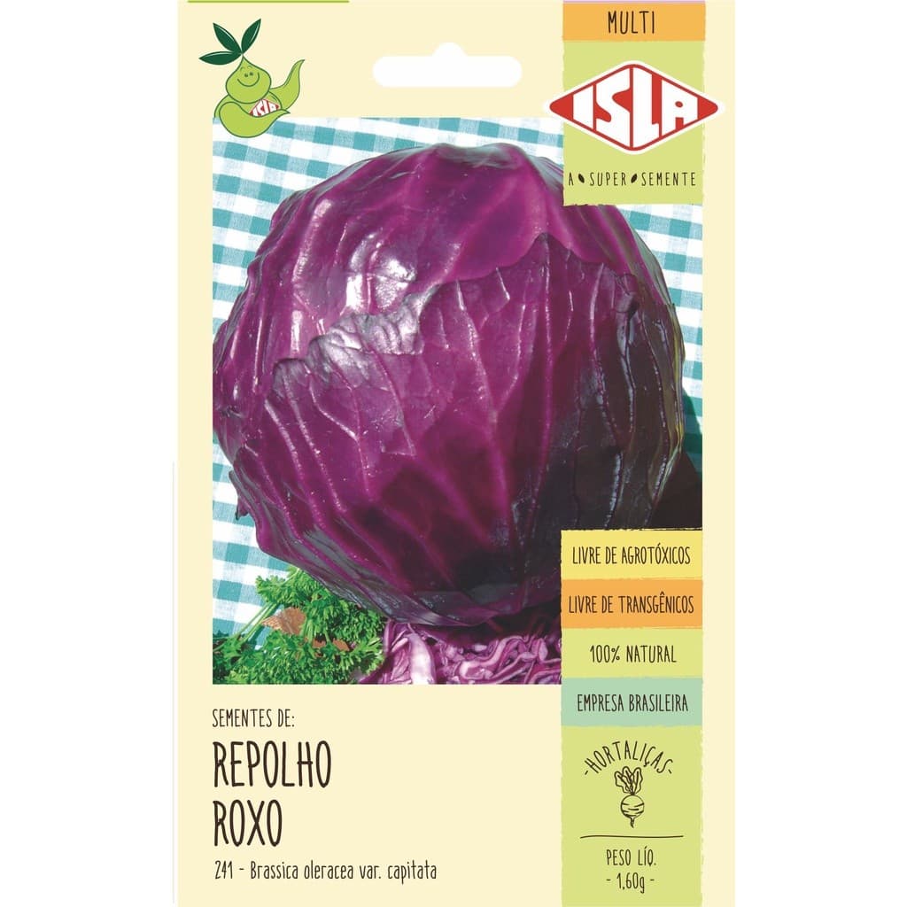 Sementes de Repolho Roxo