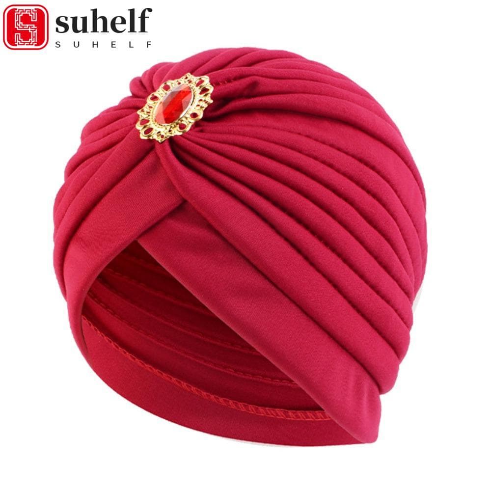 SUHELF Acessório Chapéu Indiano , Turbante Retrô Étnico , Tiaras Torcidas Feminino