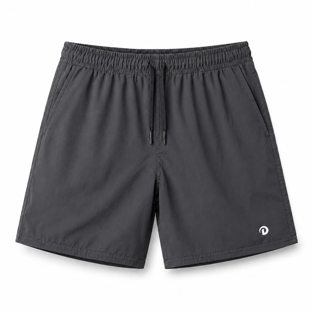 Bermuda Dry Fit Masculina Cinza Casual Esportiva Leve Para Verão