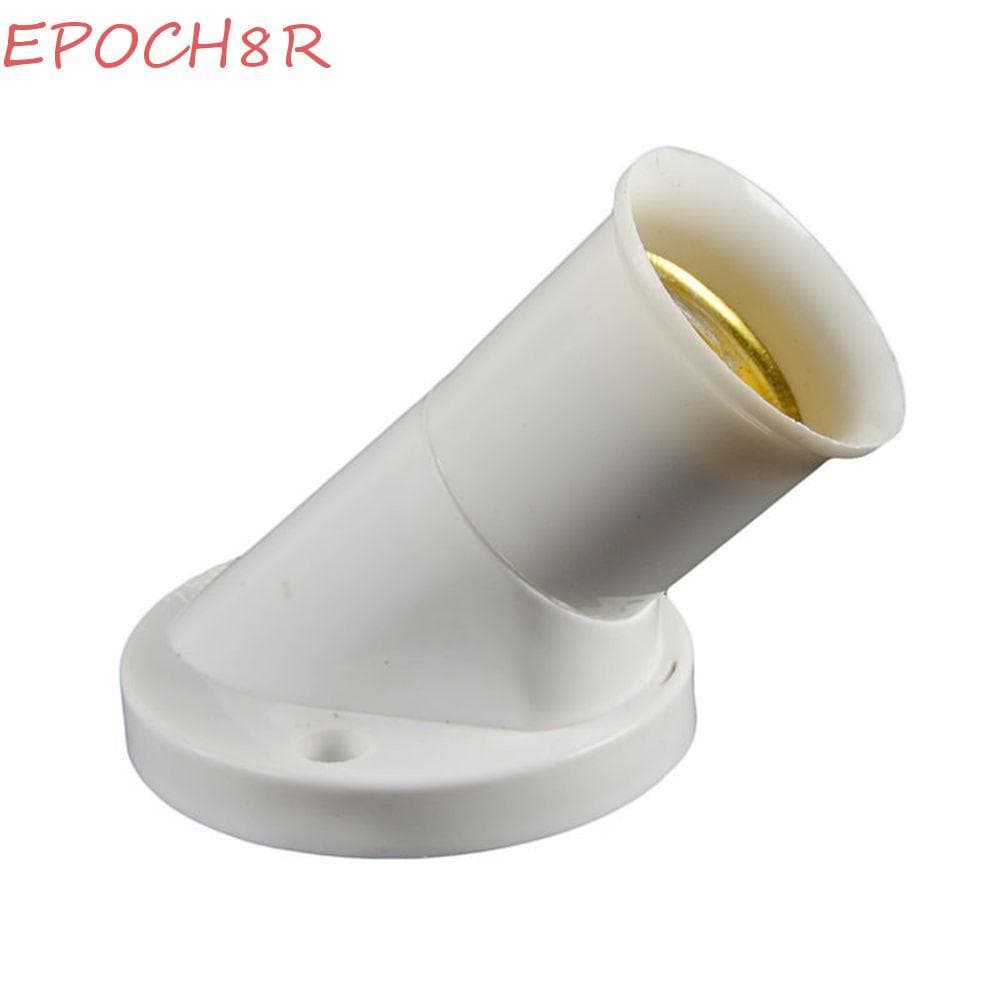 Base De Luz EPOCH8R Para Montagem Em Parede Oblíqua E27 250V 6A Ângulo De 45 Graus Tomada Suportes Lâmpadas