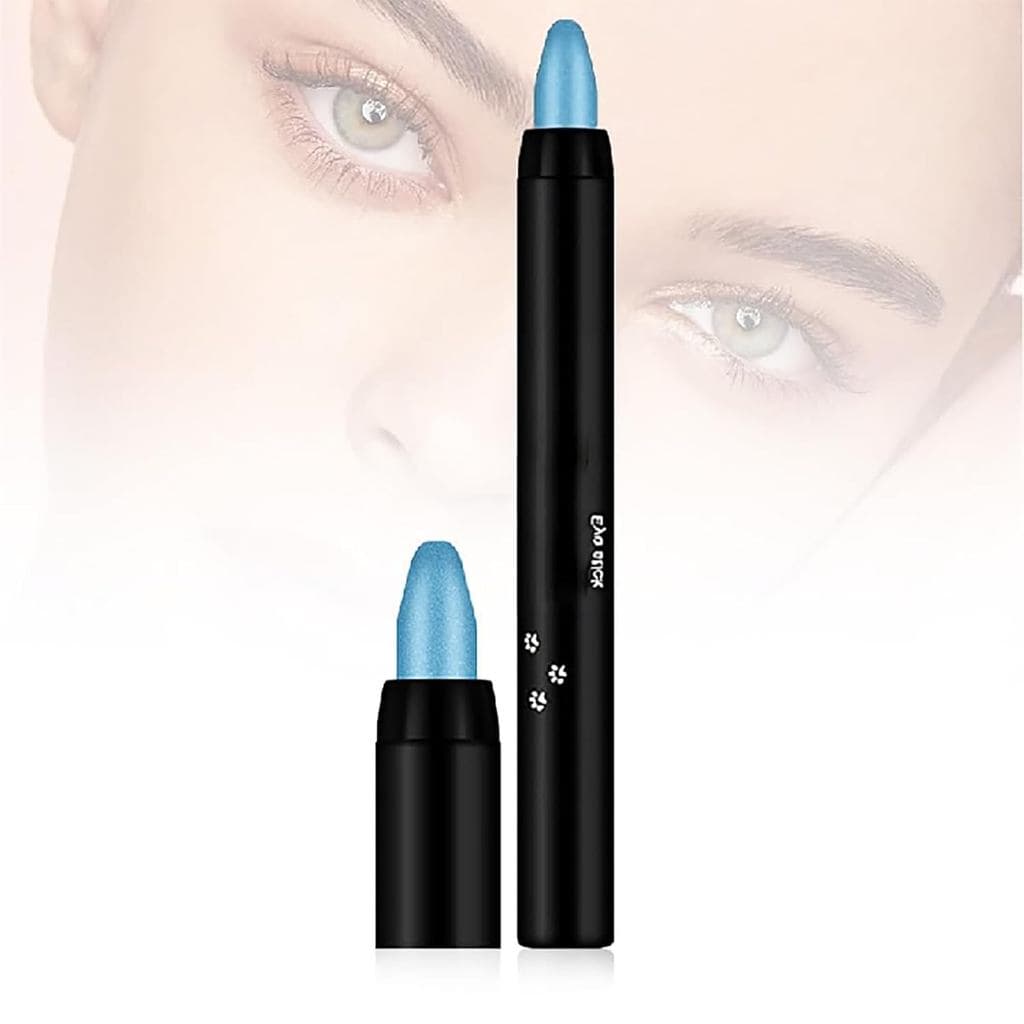 Bastão de Sombra Cintilante, Lápis de Sombra Iluminador Atualizado 2024, Caneta Delineadora de Olhos com Glitter à Prova
