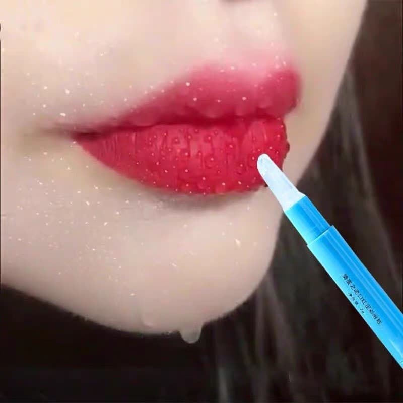 Água lótus amor mel beijo batom cor fixa lábio esmalte batom capa de chuva de longa duração maquiagem fixação ferramenta