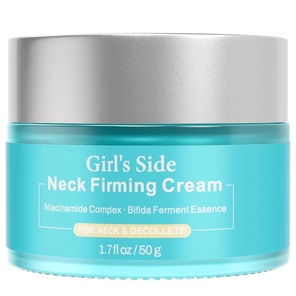 Creme Firmador para Pescoço Girl's Side com Niacinamida e Fermento Bifida - Ácido Hialurônico, Cafeína, Hidratante com C