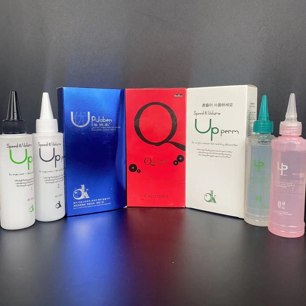 Q10 Cold Perm Praben Perm UP Perm Agente de Água Creme Agente de Perm Frio Barbeiro Uso como Fragrância de Cabelo Encara