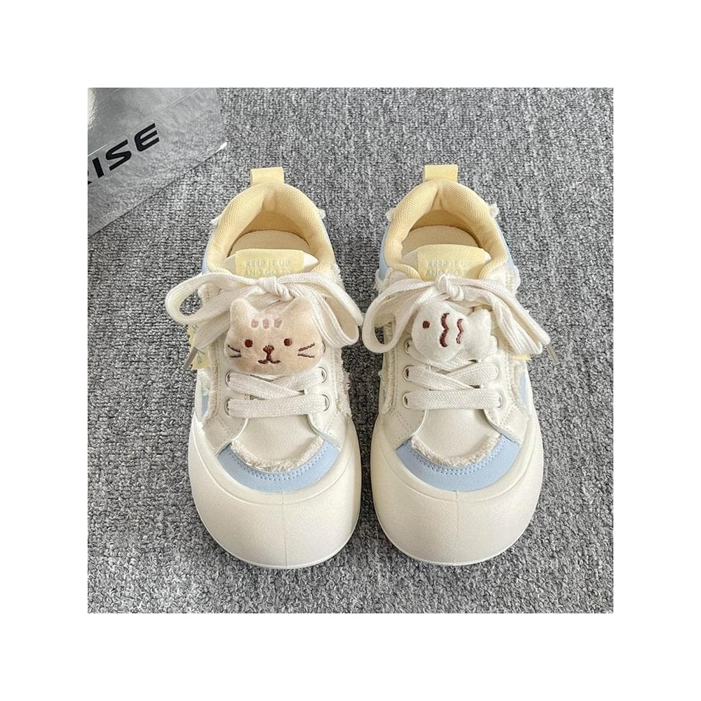Meninas sapatos esportivos 2025 primavera outono novo estilo de sola grossa dos desenhos animados pão sapatos crianças d