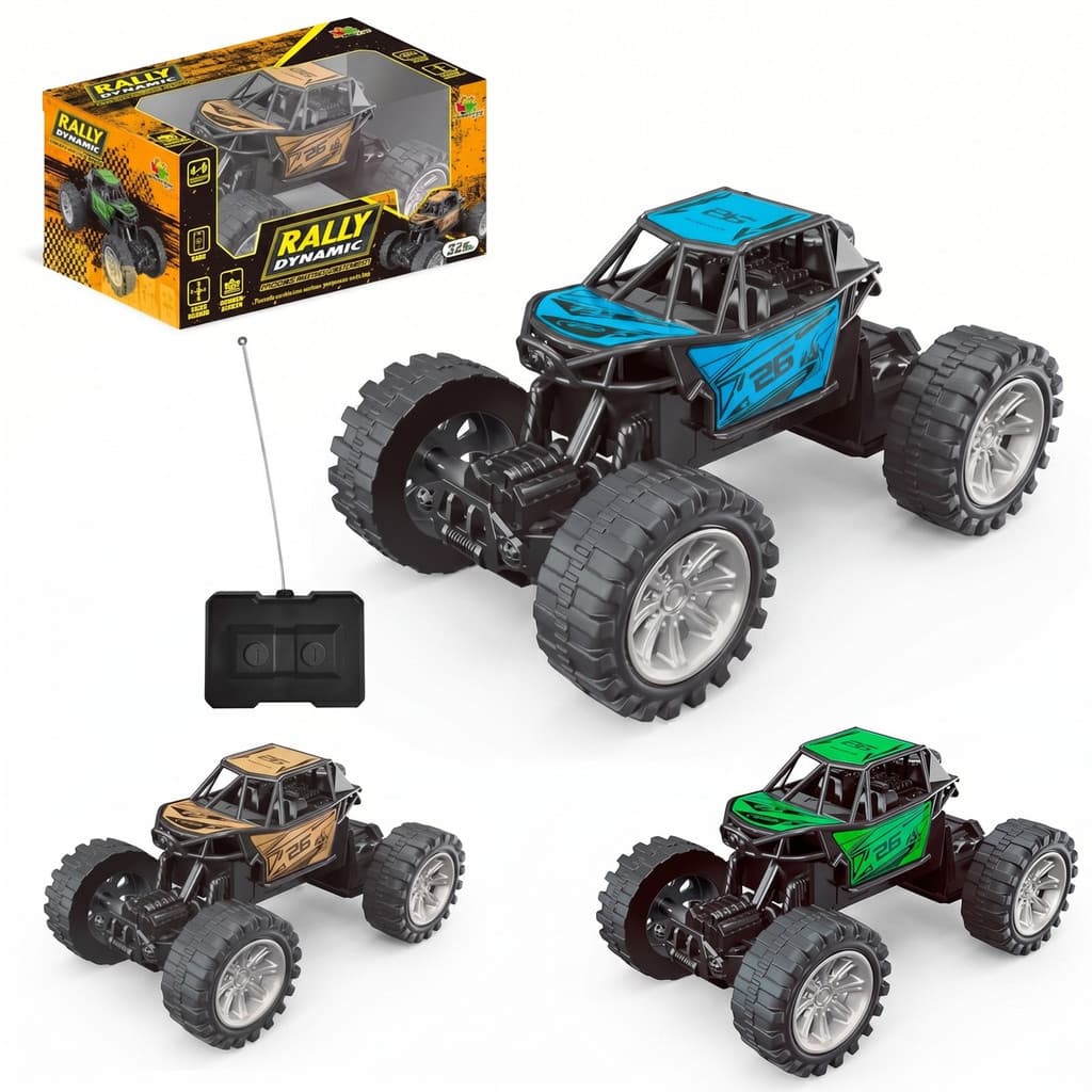 Carrinho De Controle Remoto 4x4 Infantil – Tipo Jeep Off Road Resistente | Presente