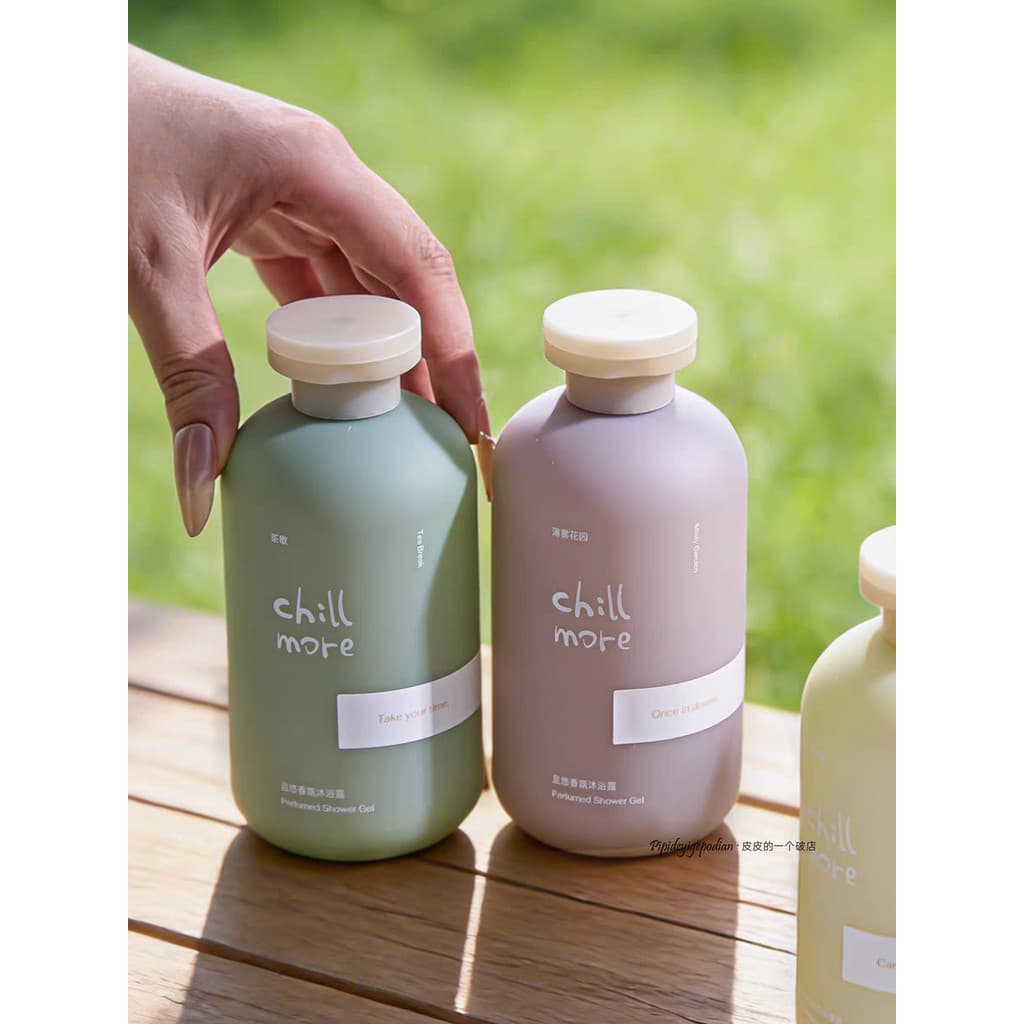 O perfume da floresta do banho|Chillmore and You Body Wash Aminoácido Sabonete Líquido Fragrância Duradoura 300ml