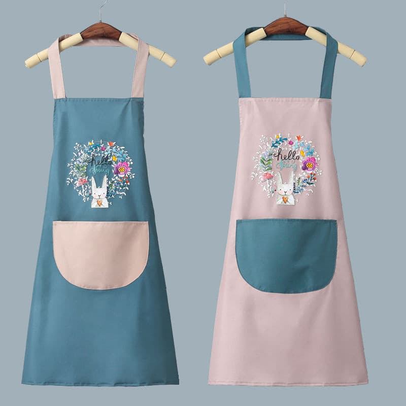Avental de cozinha doméstico novo estilo impermeável à prova de óleo cozinhar macacão especial das mulheres dos homens t