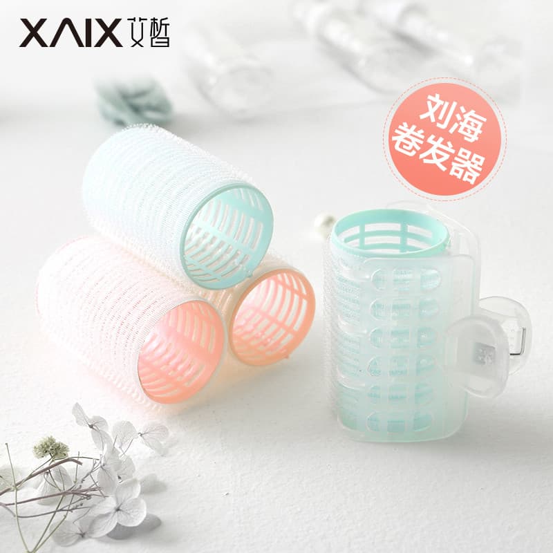 XAIX Natural grande curling primavera clipe cabeleireiro modelador pêra flor cabeça ferramenta tubo de cabelo curling ar
