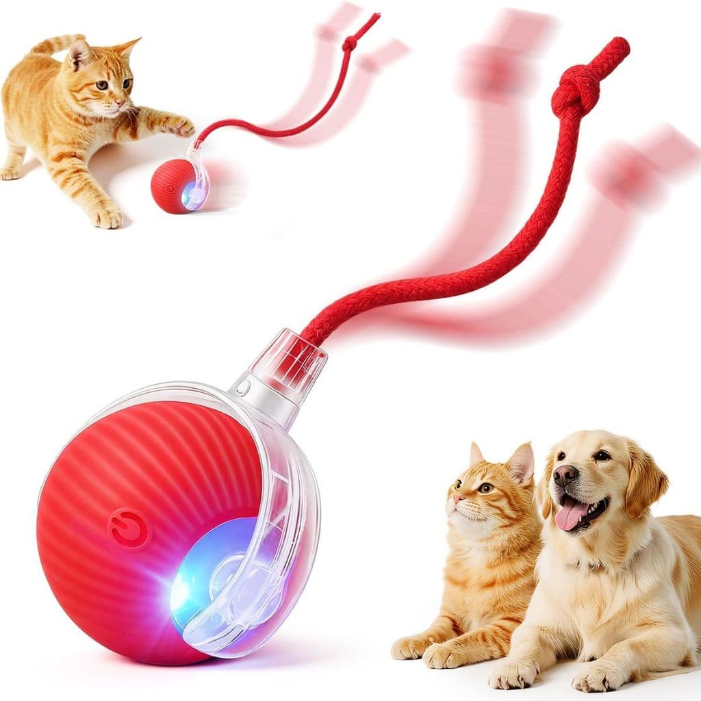 Bola Rolante Automática Brinquedo Inteligente Para Cães E Gatos De Estimação
