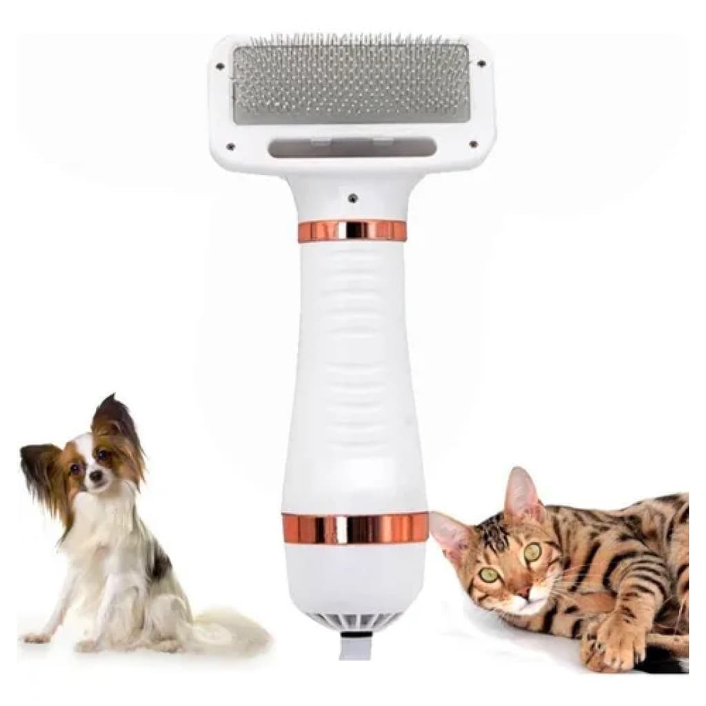 Aparelho Para Secar E Alisar Pets 2 em 1 Portátil 110V.