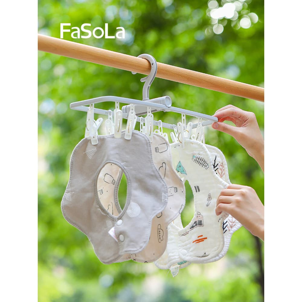 Japão FaSoLa cabide dobrável secagem roupa interior meias de secagem ferramenta útil prateleira multifuncional uso dormi
