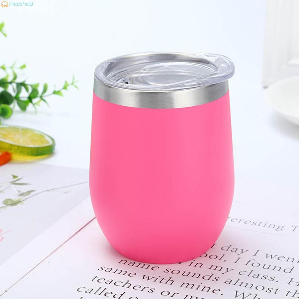 Copos De Aço Inoxidável De 12 Onças , Caneca De Café Isolada , Camada Dupla , Vácuo , Grandes Para Barriga , Casa , Viag