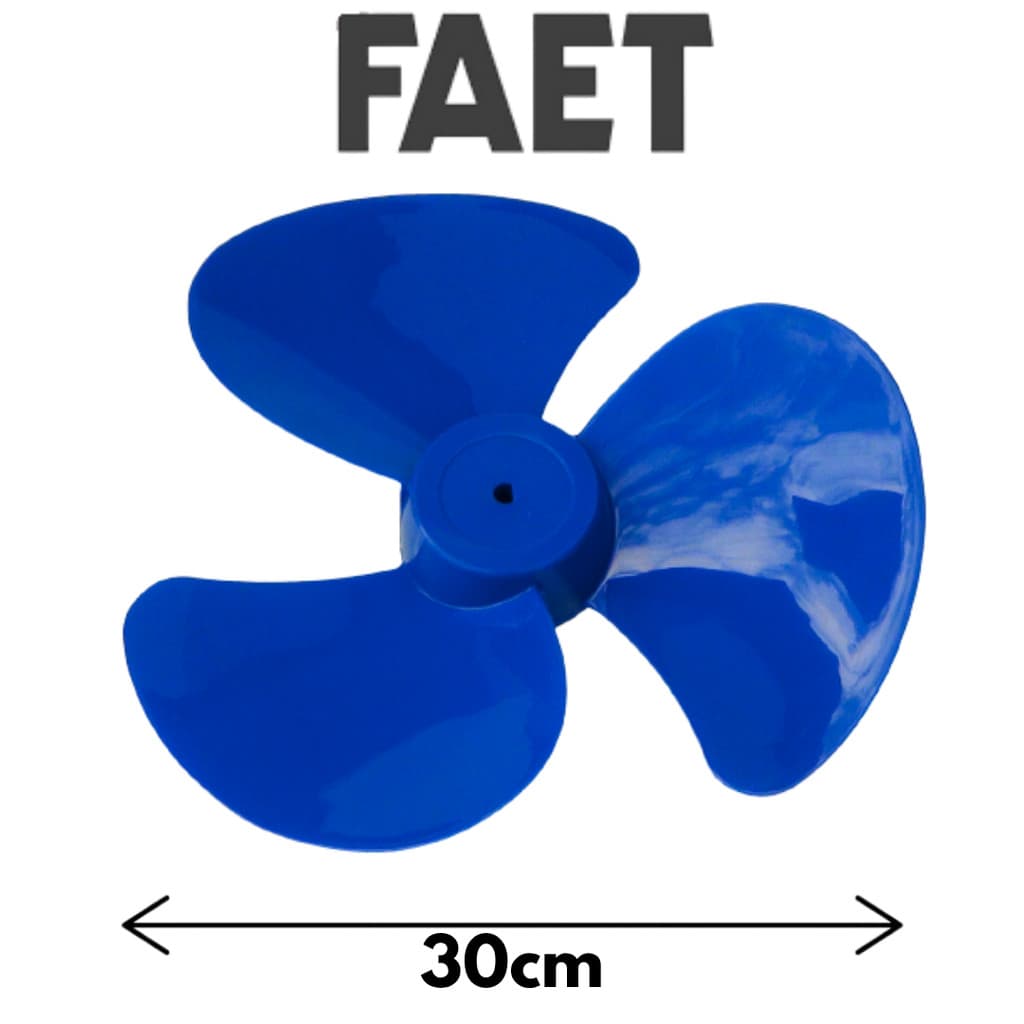 Hélice para Ventilador Faet/Ultra 30cm 3 Pás