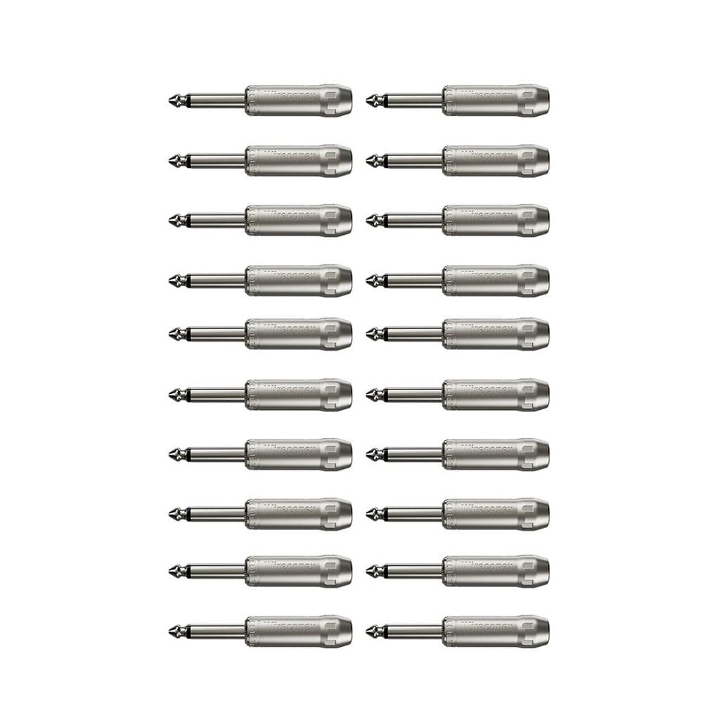 Kit 20 Conectores P10 TS Linha Mono WC 1132  Wireconex