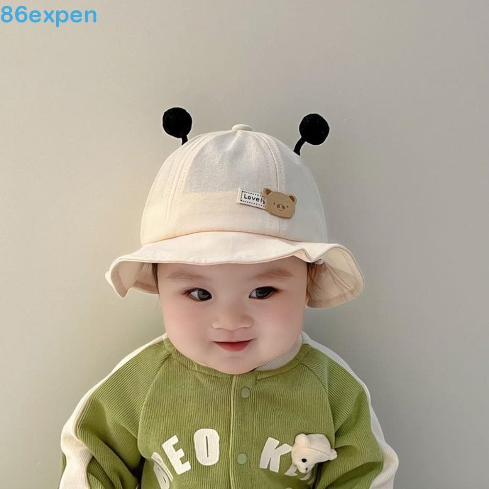 EXPEN1 Chapéu De Sol Infantil , Balde Respirável De Cor Sólida Para Bebê Panamá Leve De Aba Larga